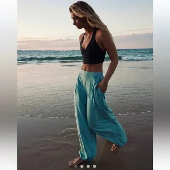 NWT Free People Final Stretch pants size- LARGE - Picture 4 of 6